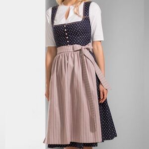 Authentic Dirndl Dress with Apron Size 34 Oktoberfest (no white top included)